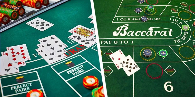 điểm giống và khác nhau giữa Baccarat và Blackjack 1